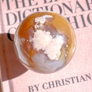 Flower Agate Sphere