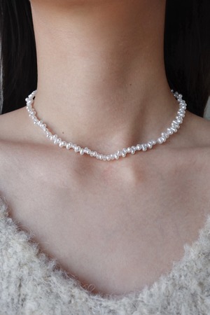 12/3(水)再販 pearl choker necklace