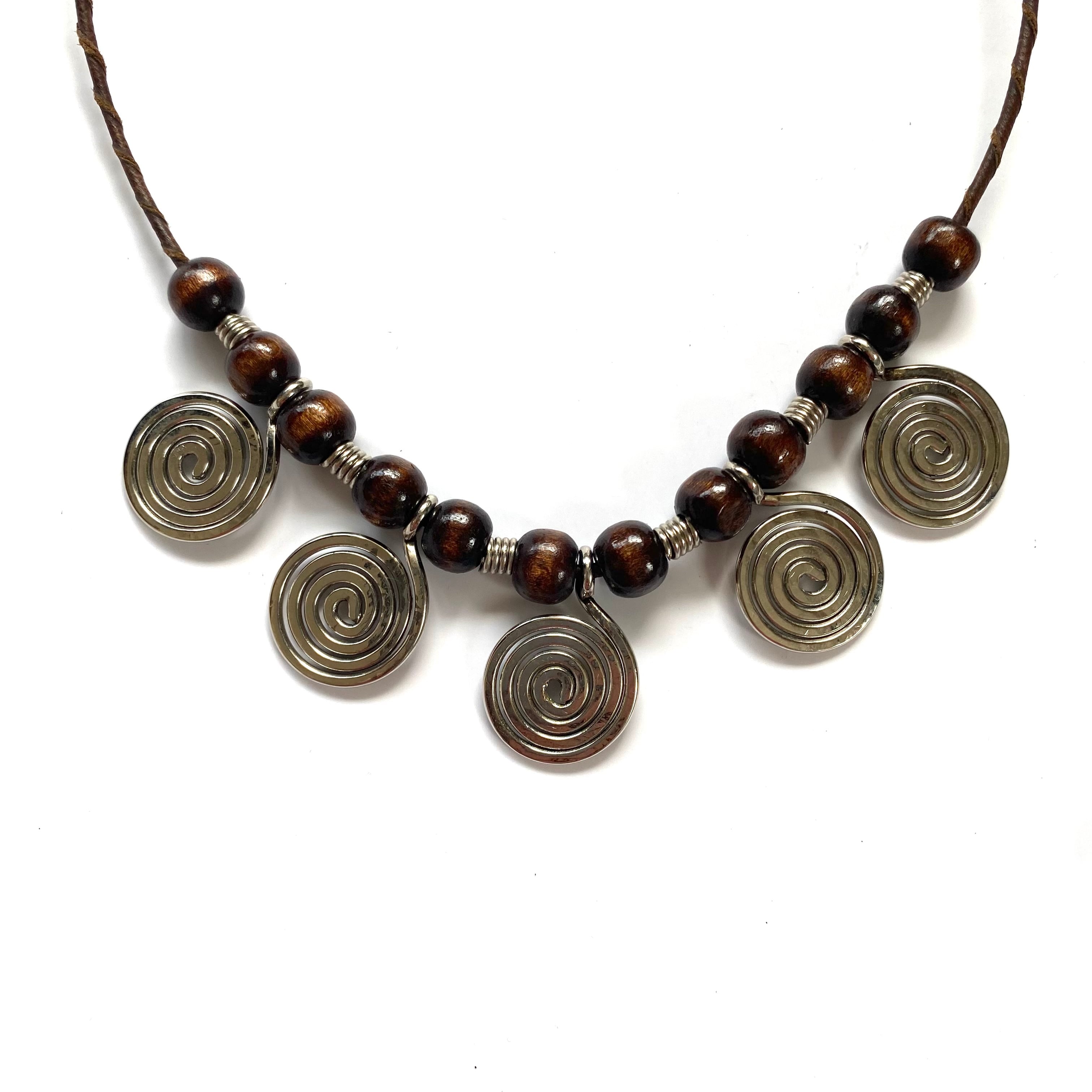 ブラス(真鍮)ネックレス 渦巻き文様 | BAKKAR CRAFT バッカールクラフト