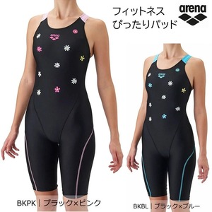 アリーナフィットネスワンピーススパッツ水着[レディース]AS6FWF08L アクアエクサ【2026秋冬新作】