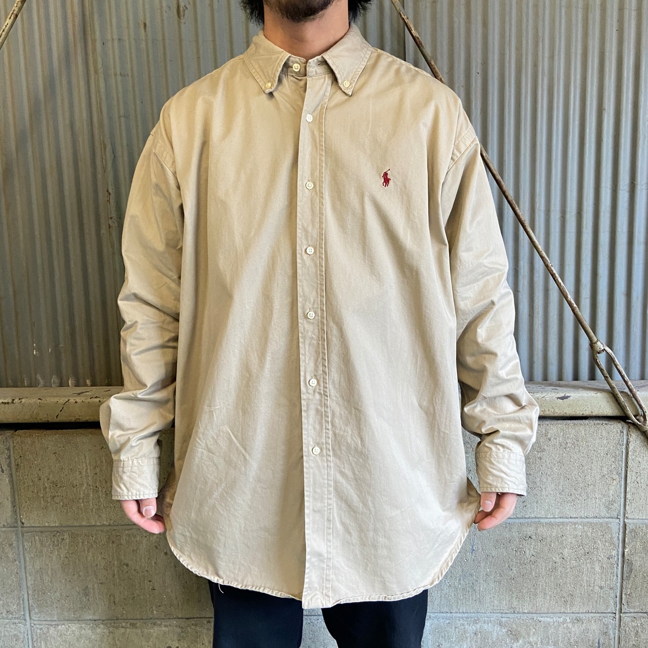 ビッグサイズ オールドラルフローレン CLASSIC FIT ボタンダウンシャツ 