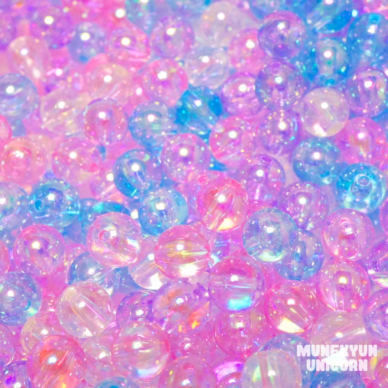 ご予約品✨美✨希少✨ブルー&ピンクAAAAヒマラヤ水晶 ✨ユニコーンクリスタル✨ 1/31(土)21:00〜🌙minne通販作品💘 ユニコーンちゃんのダブルアイス