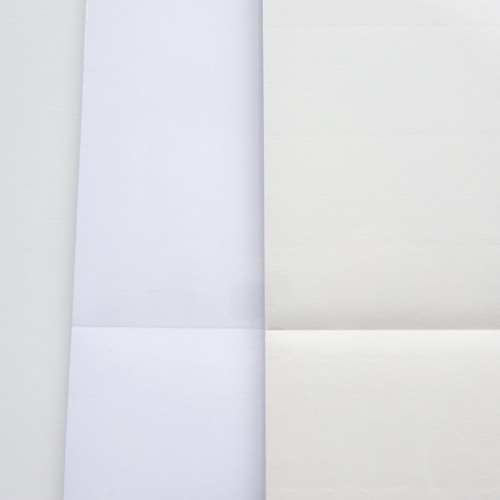 A4カード紙 二つ折りタイプ  210g/㎡ 10372 ホワイト色 コンピューターライン [ORIGINAL CROWN MILL] 20枚入りホワイト