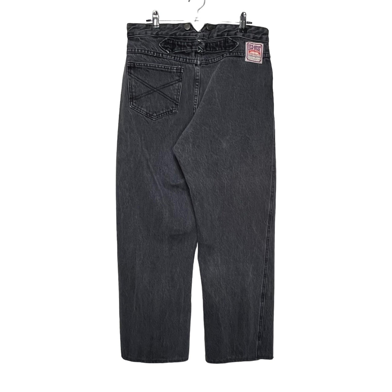 Made in USA】【W34×L30】OLD WEST ブラックデニムパンツ コットン100 