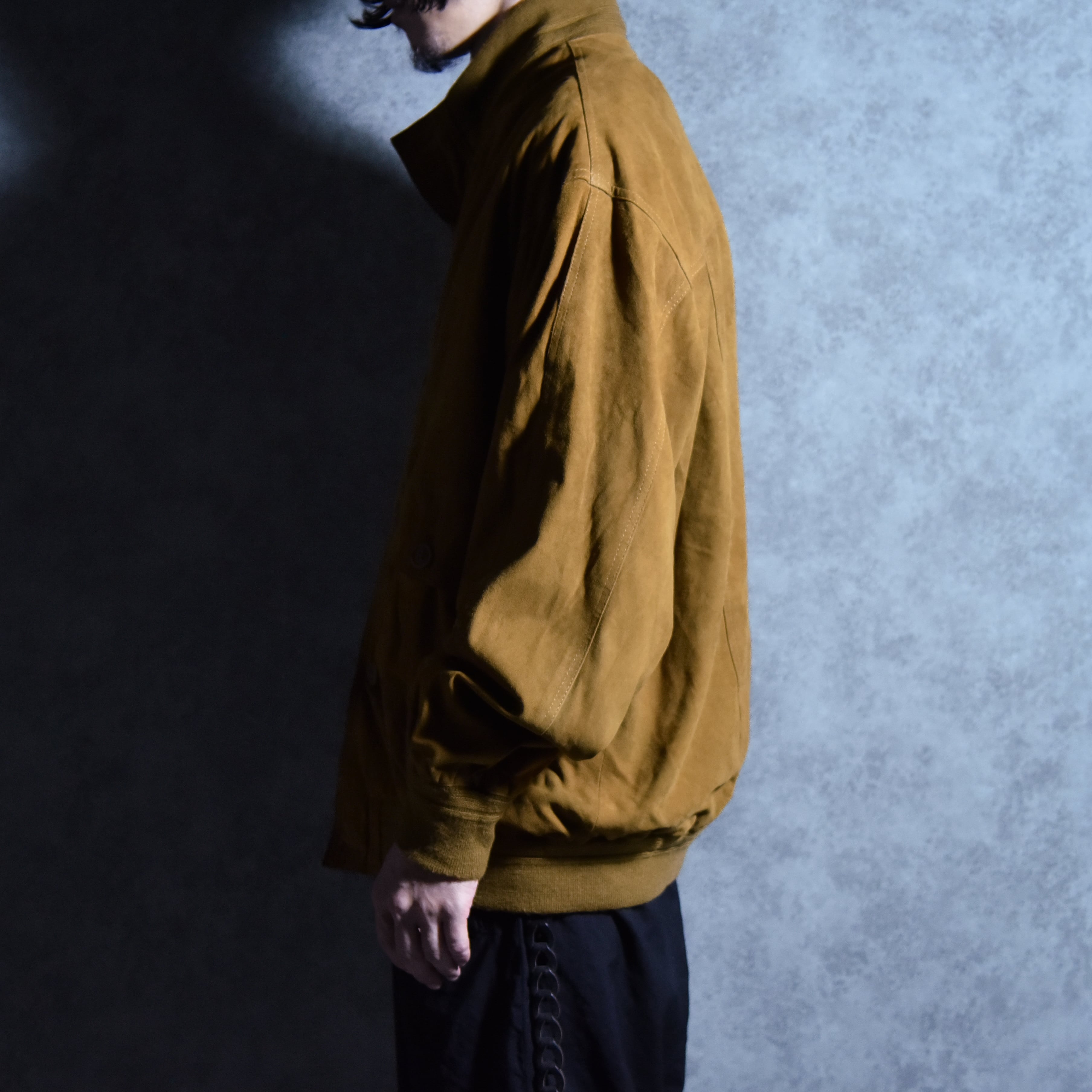 90s Italian Suede Leather Jacket VERA PELLE スエード レザー