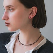 10/25(日)新作発売*【ミニサイズ】silver925 black cubic pierce