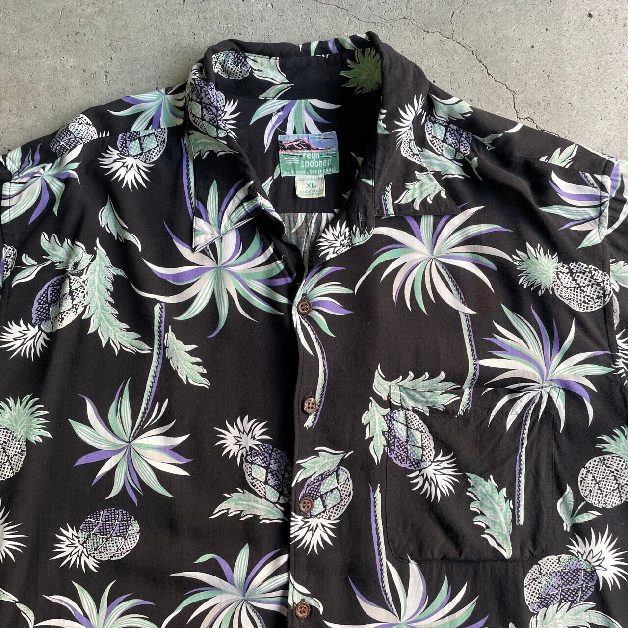 80年代 reyn spooner レインスプーナー ダイヤモンドヘッドタグ  