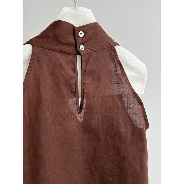 v-neck halter neck shirt 10944