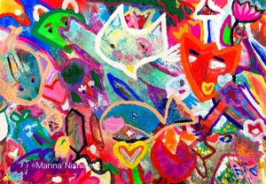 「Blessingされる日♡」［絵画］＊希望イラスト画シリーズ