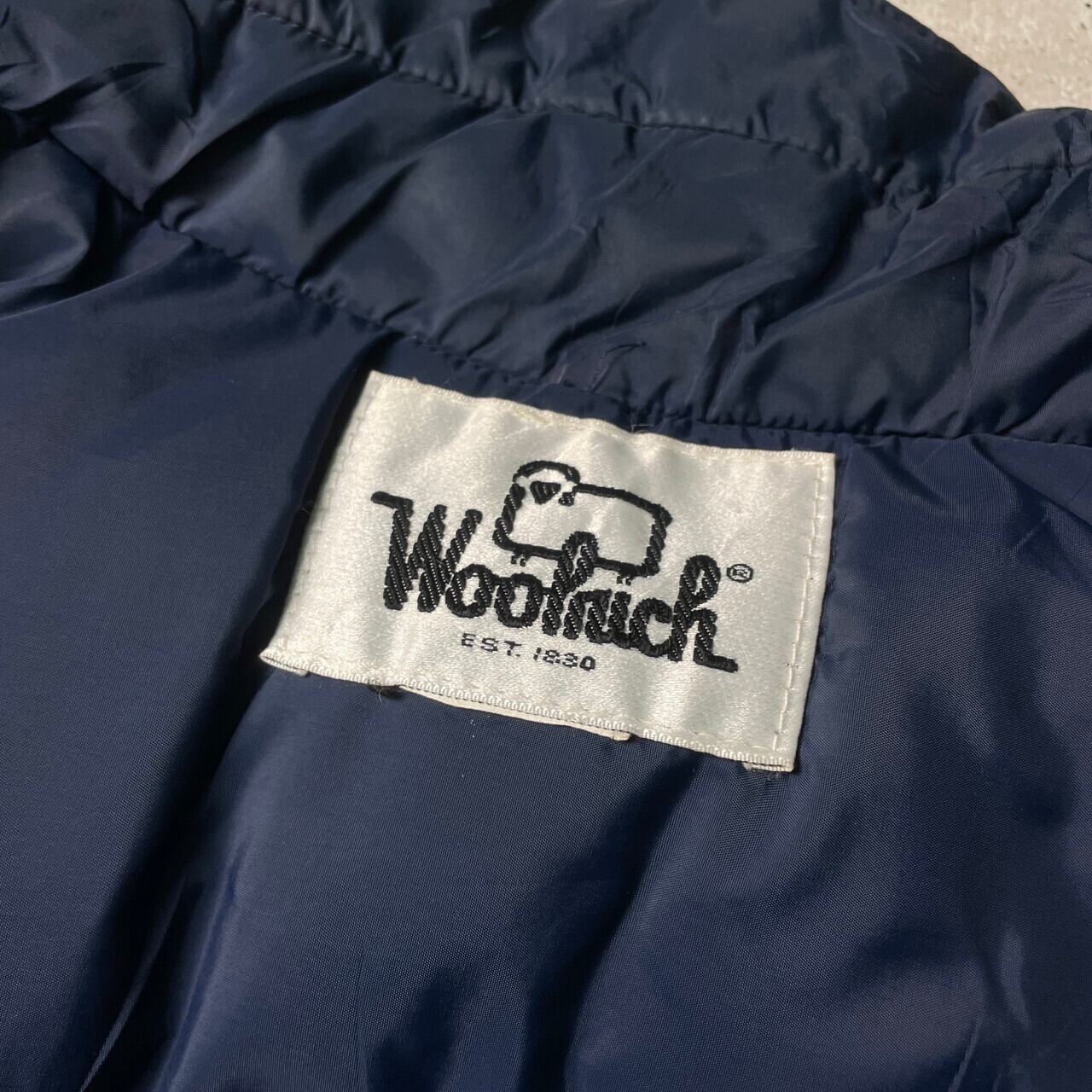 80年代 WOOLRICH ウールリッチ ダウンベスト アウトドアベスト メンズ