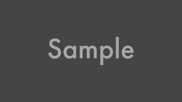 Sample