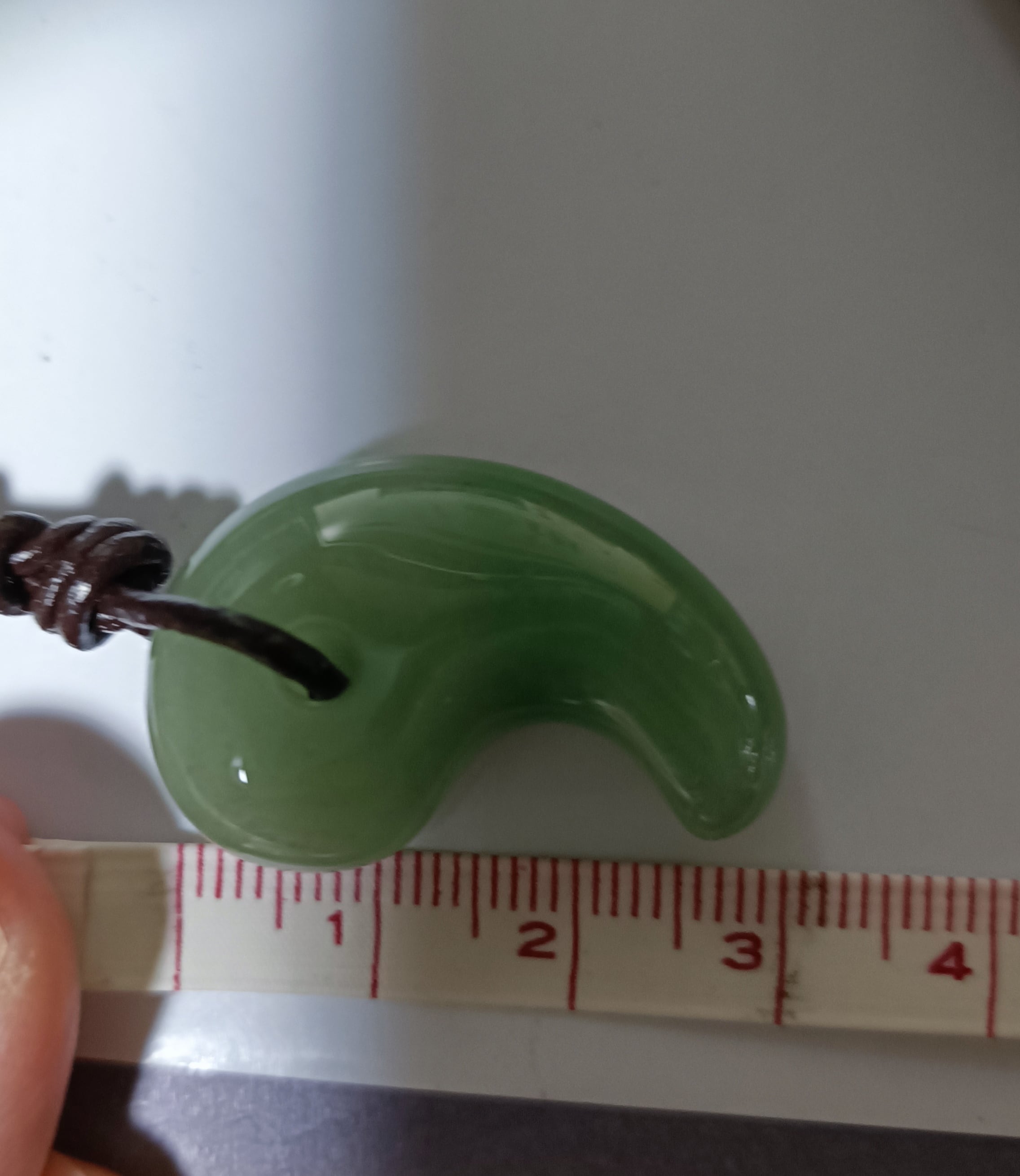 翡翠 ネックレス ペンダント 革紐 | 大前工芸
