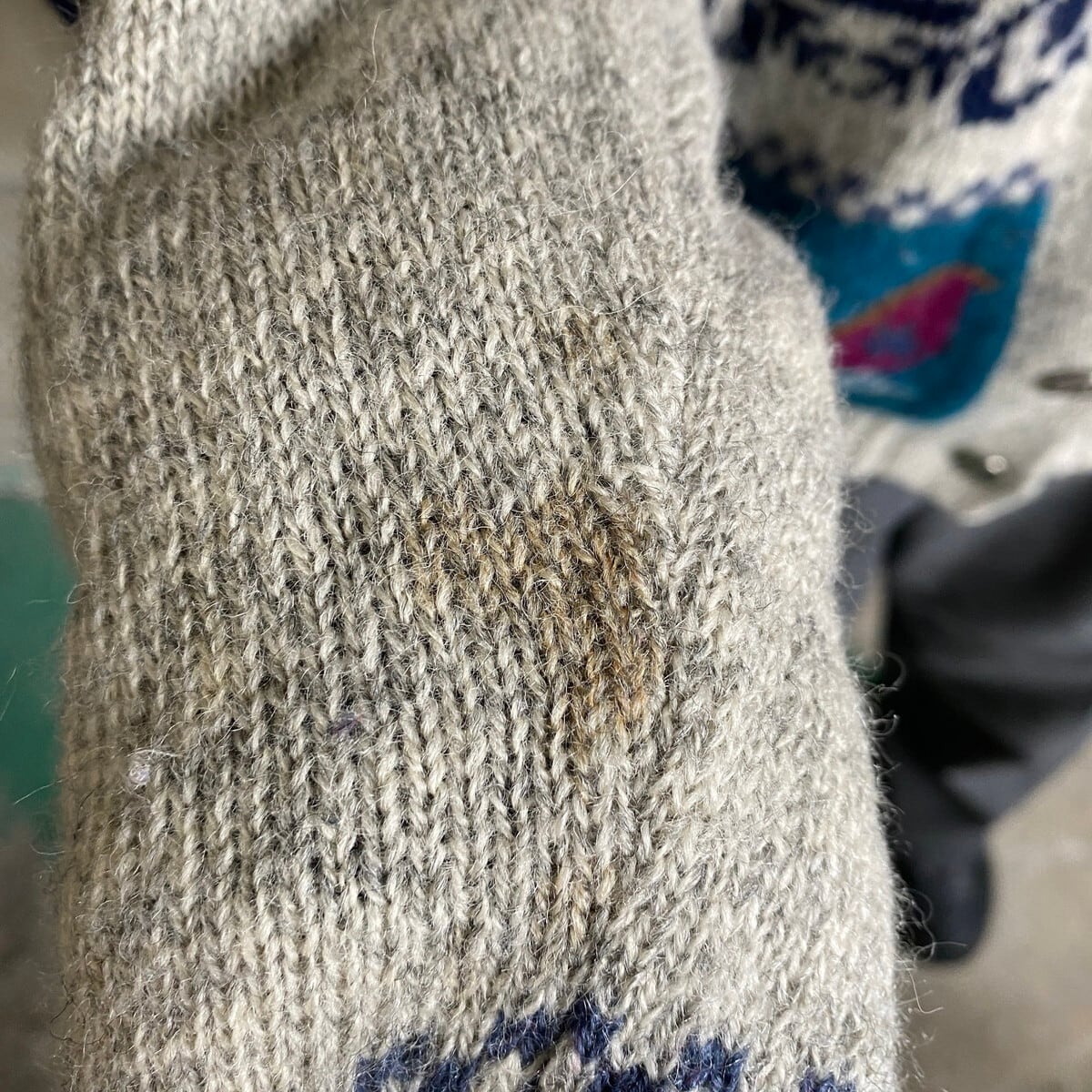 90年代 Woolrich ウールリッチ ノルディック柄 ウールニットセーター