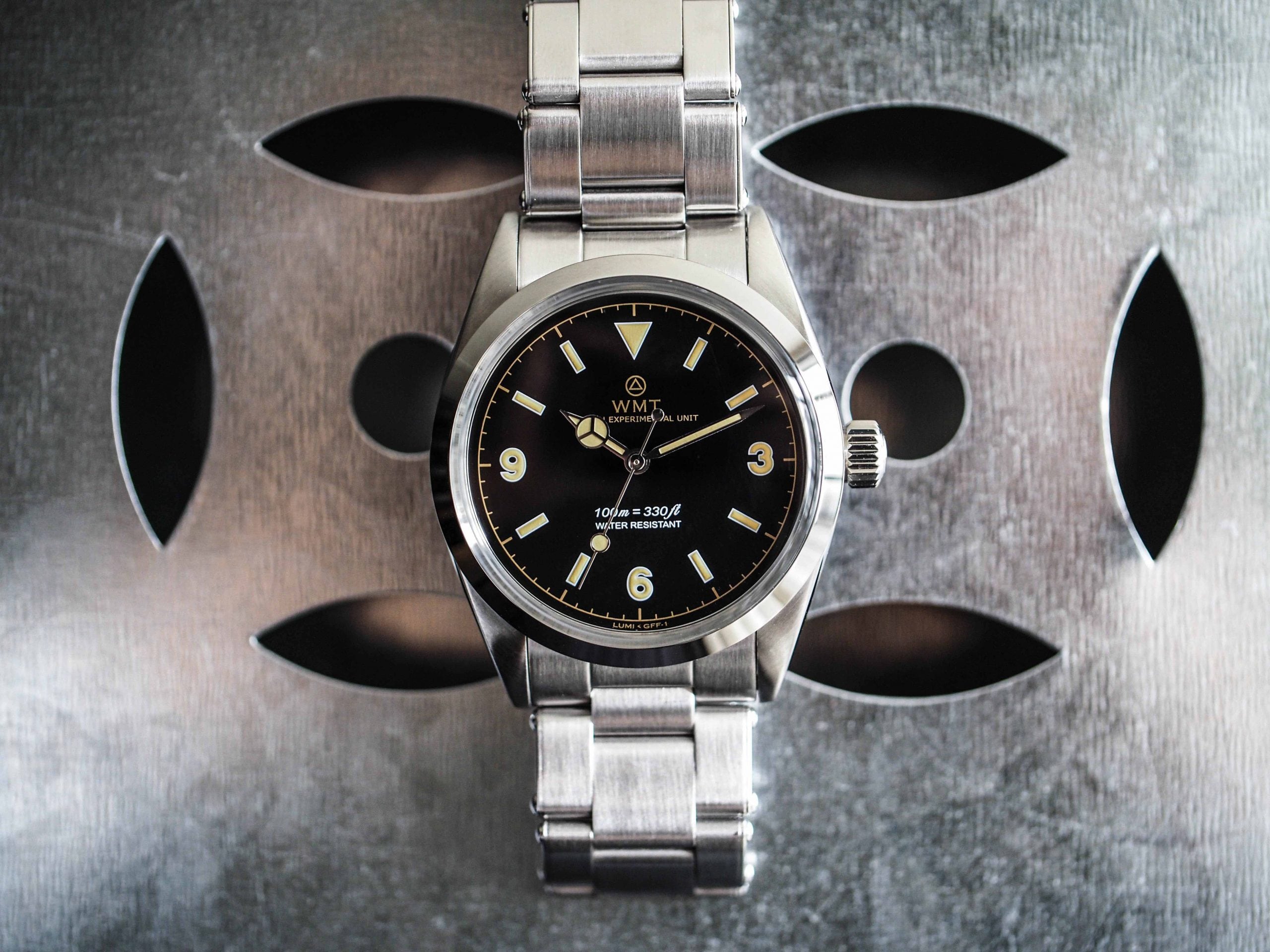 WMT Barracuda – Black Dial Edition / Metal Bracelet + Leather