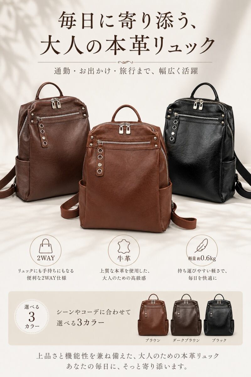 リュック レディース 通勤 大人 A4 PC 15インチ ビジネスリュック 軽量