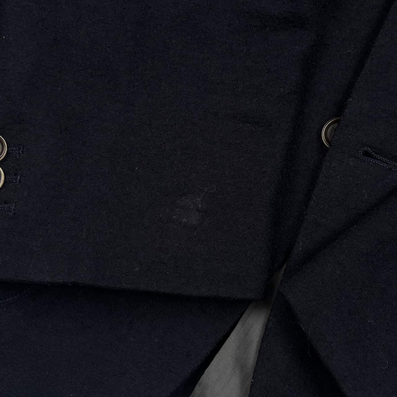 CROCODILE クロコダイル 2B ウール テーラードジャケット LL/ネイビー メンズ