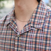 POLO RALPH LAUREN ADAMS check open collar shirt