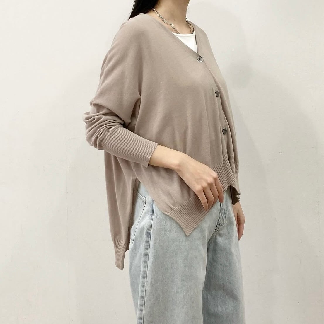 siro de labonte 】side slit cardigan | valance 福井｜レディース