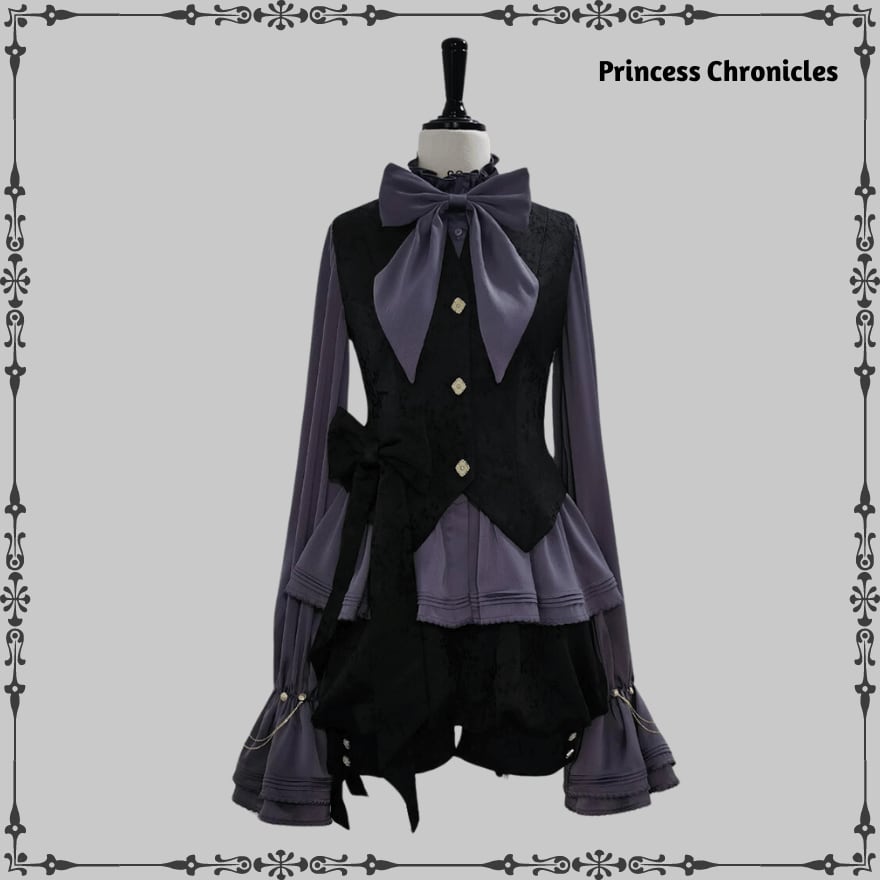 ゴ*ス様 Princess　chronicles　皇子系ロリィタ　ベスト　XL サブカル系 地雷 Princess Chronicles 王子系 少年装 ロング