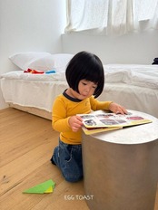 【取寄】EGG TOAST ｜サークルTシャツ｜秋服｜韓国子供服｜26/AT