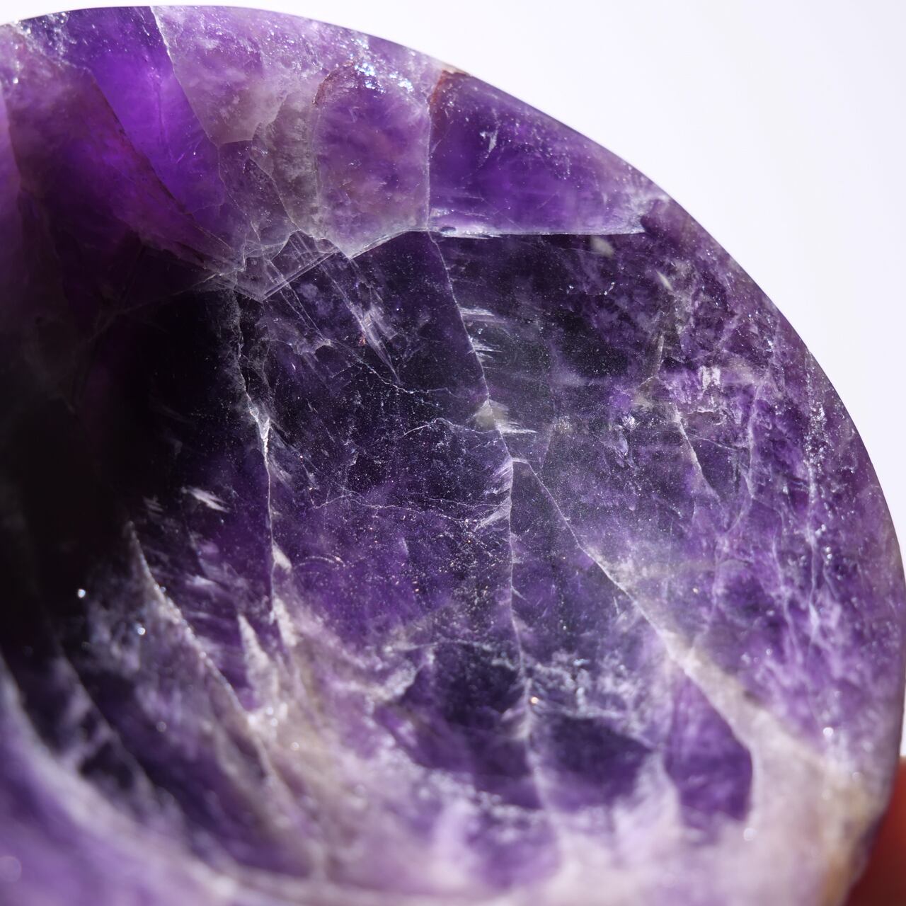 瑪瑙 アメジスト共生 お皿 超美品！ 712 瑪瑙 アメジスト共生 お皿 超美品！ 712 瑪瑙 アメジスト共生 お皿 超美