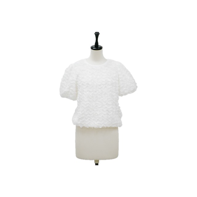 Feather frill design tops