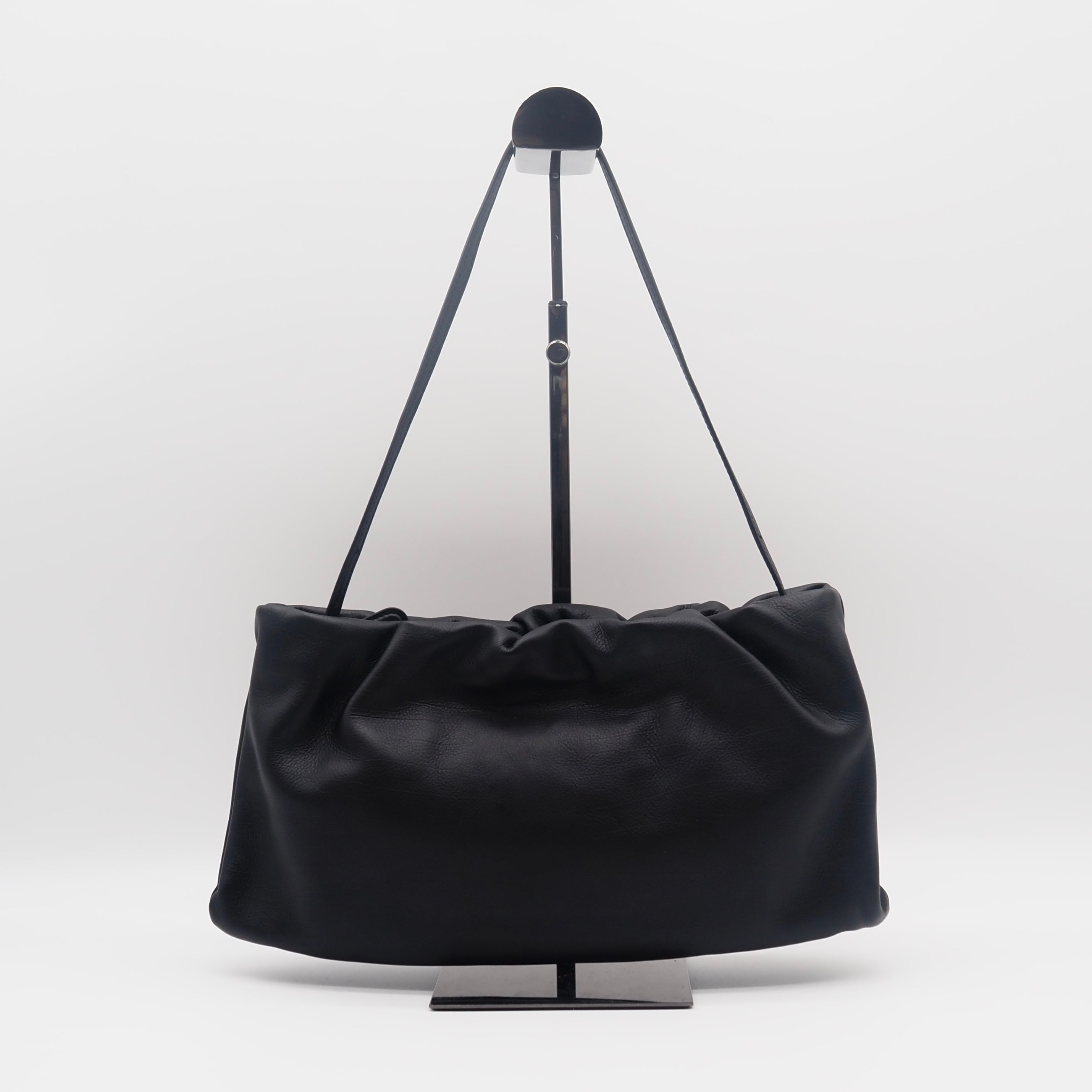 THE ROW XL Bourse ショルダーバッグ レザー ブラック ザロウ | 2122TOKYO