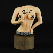The girl raise middle finger to this rotten world - dashboard accessory /ver.Natural
