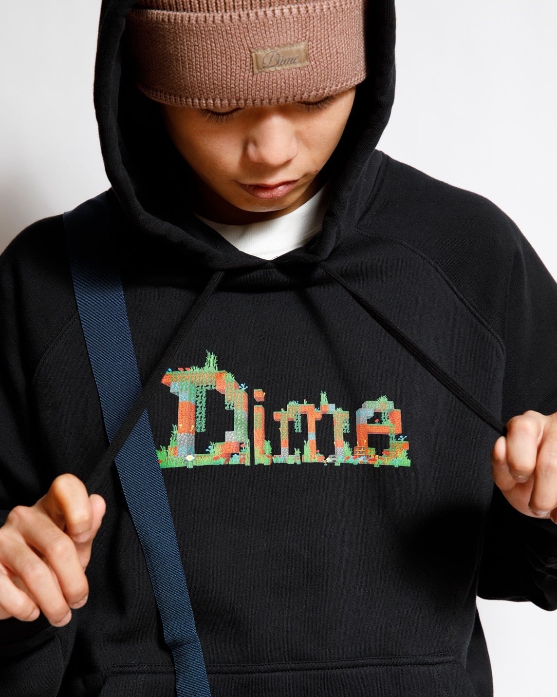 Dime フーディー Dime CLASSIC REMASTERED HOODIE / BLACK (ダイム パーカー