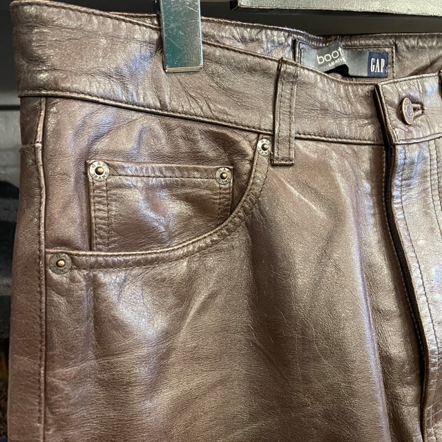00s GAP 5 Pocket Leather Pants | VOSTOK