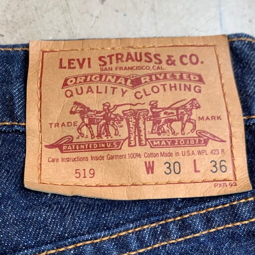 90's Levi's リーバイス 519 デニムパンツ ジーンズ 濃紺 USA製 97年
