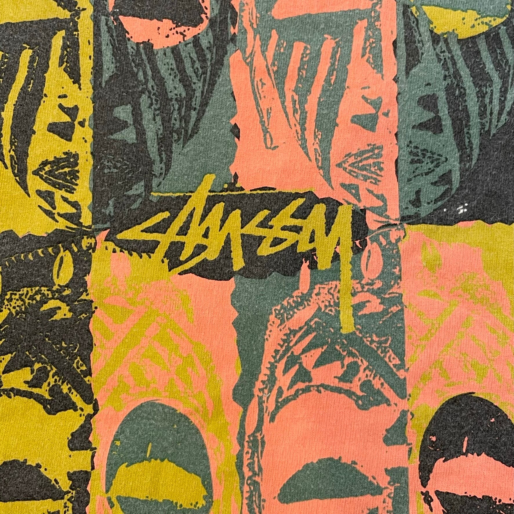 STUSSY】ワンポイント バックプリント 半袖 Tシャツ ストックロゴ