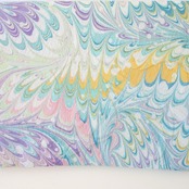 墨流しポーチ 〔nodoka〕ピーコックくずし柄