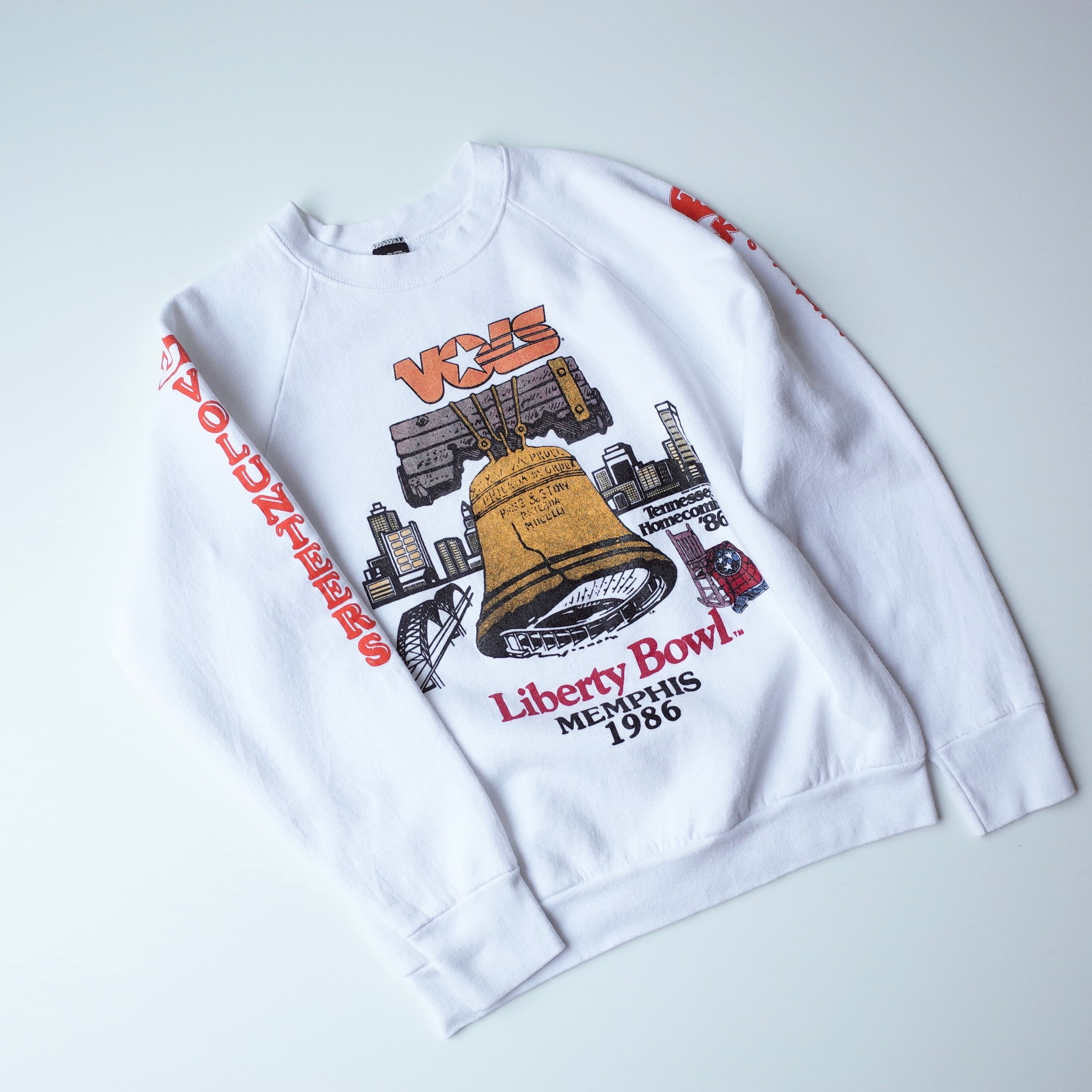 86s Liberty Bowl print sweat