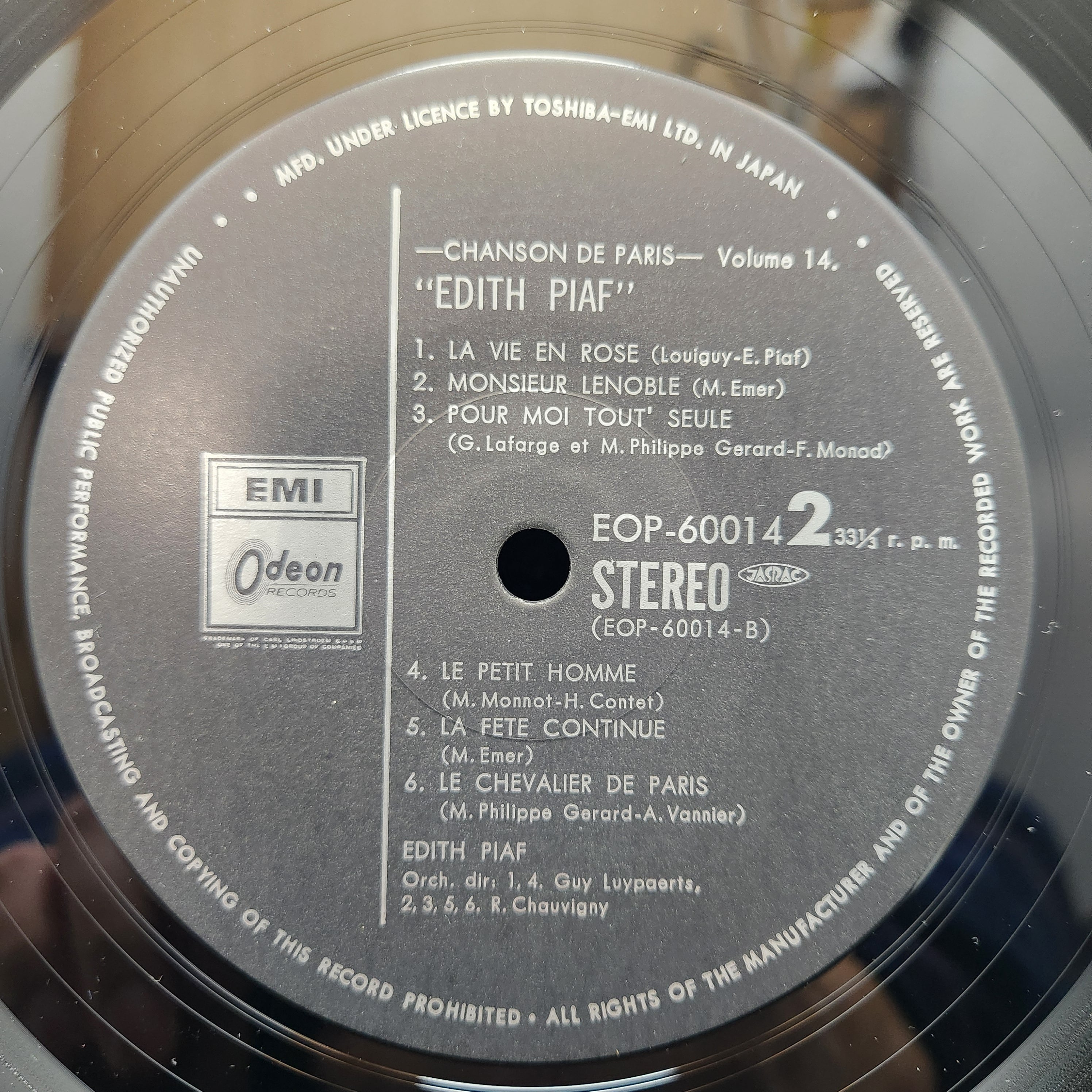 Edith Piaf / Edith Piaf [EOP-60014] - 画像4