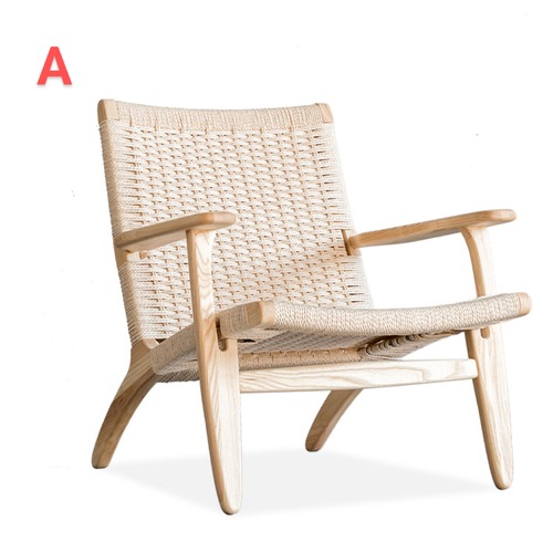ウィッシュボーンチェア 天然木 ペーパーコード編み 北欧デザイン アームチェア ラウンジチェア モダン