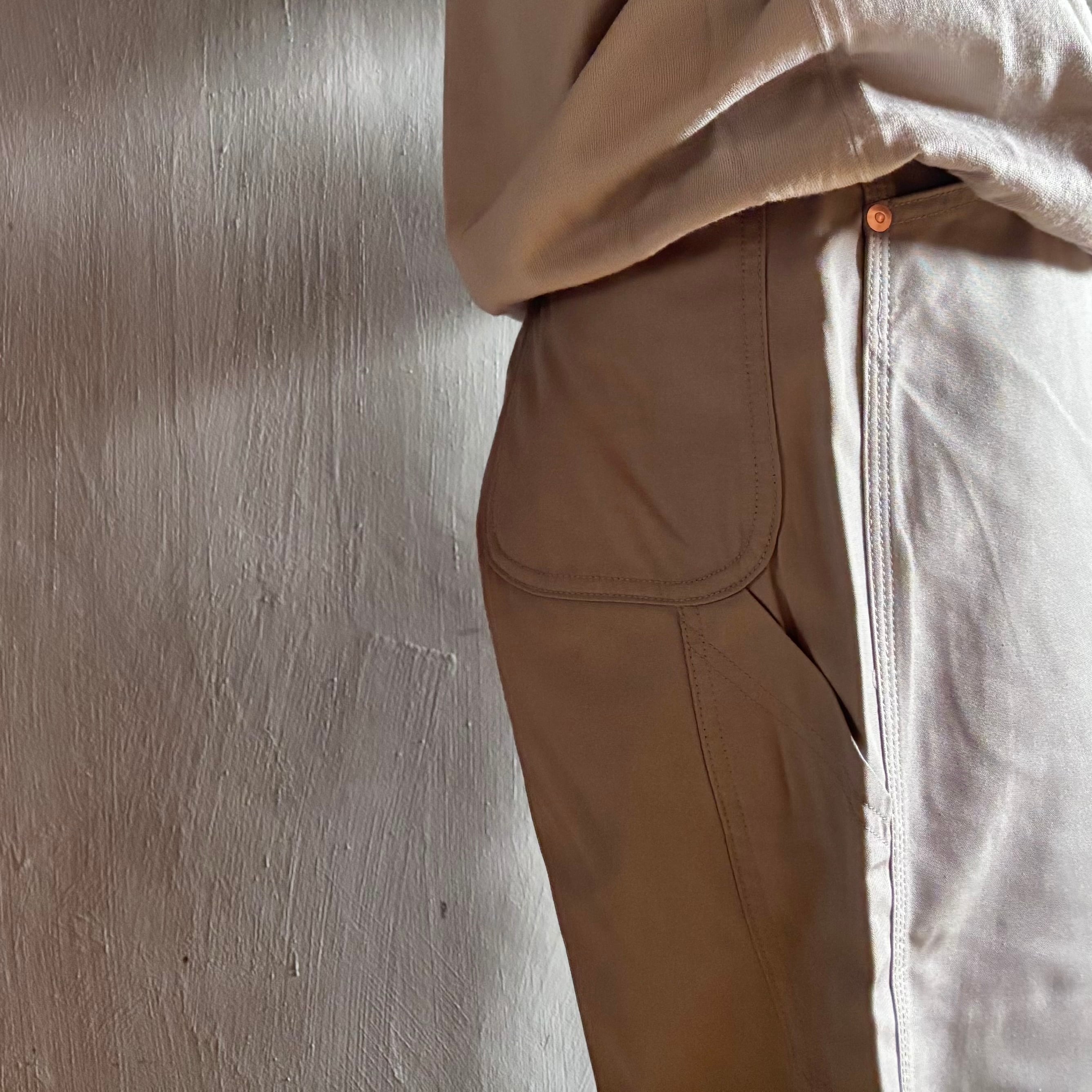 CIOTA｜Cotton Polyester Painter Pants , Light Gray | CORNER_122