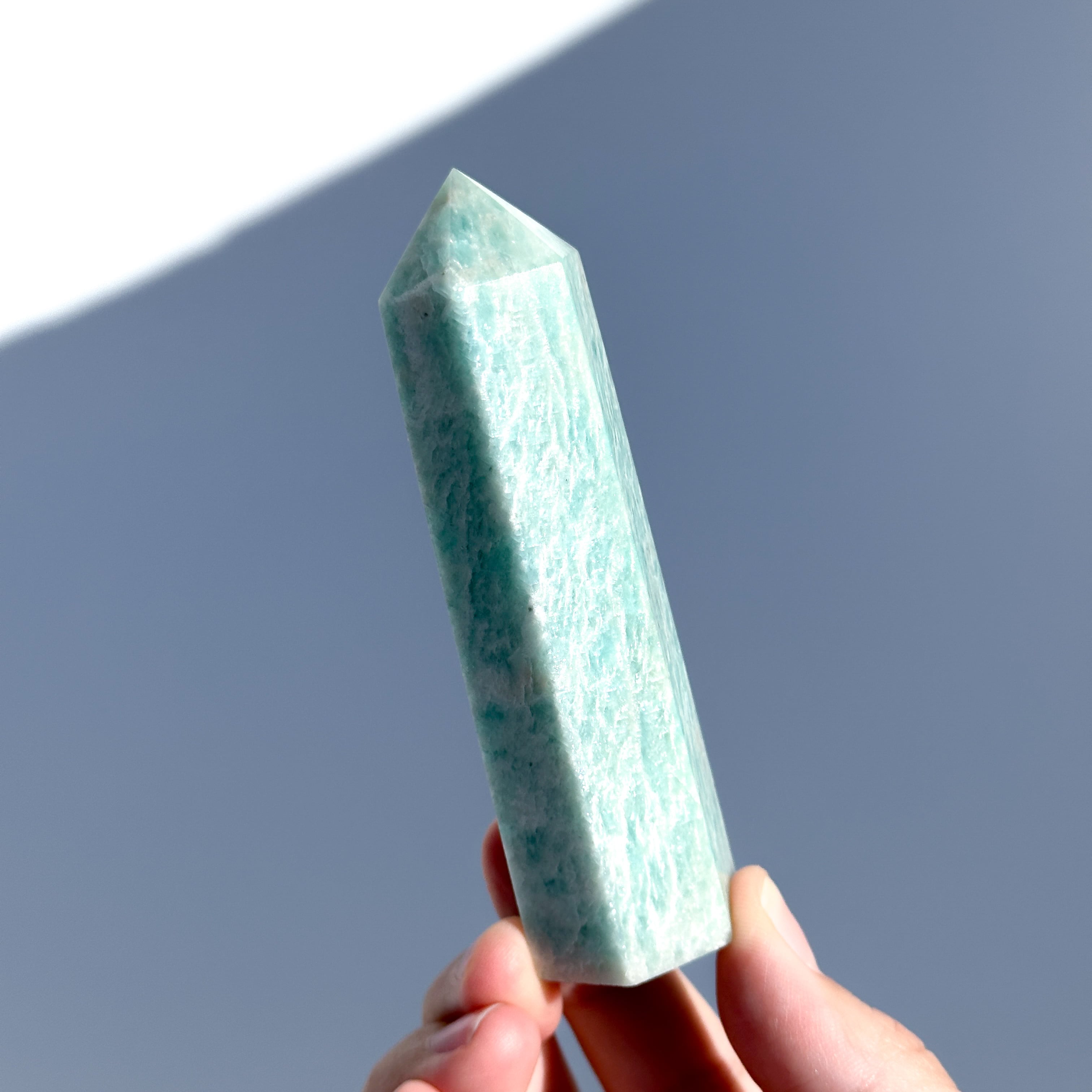 アマゾナイト タワー型22◇Amazonite◇天然石・鉱物・パワーストーン