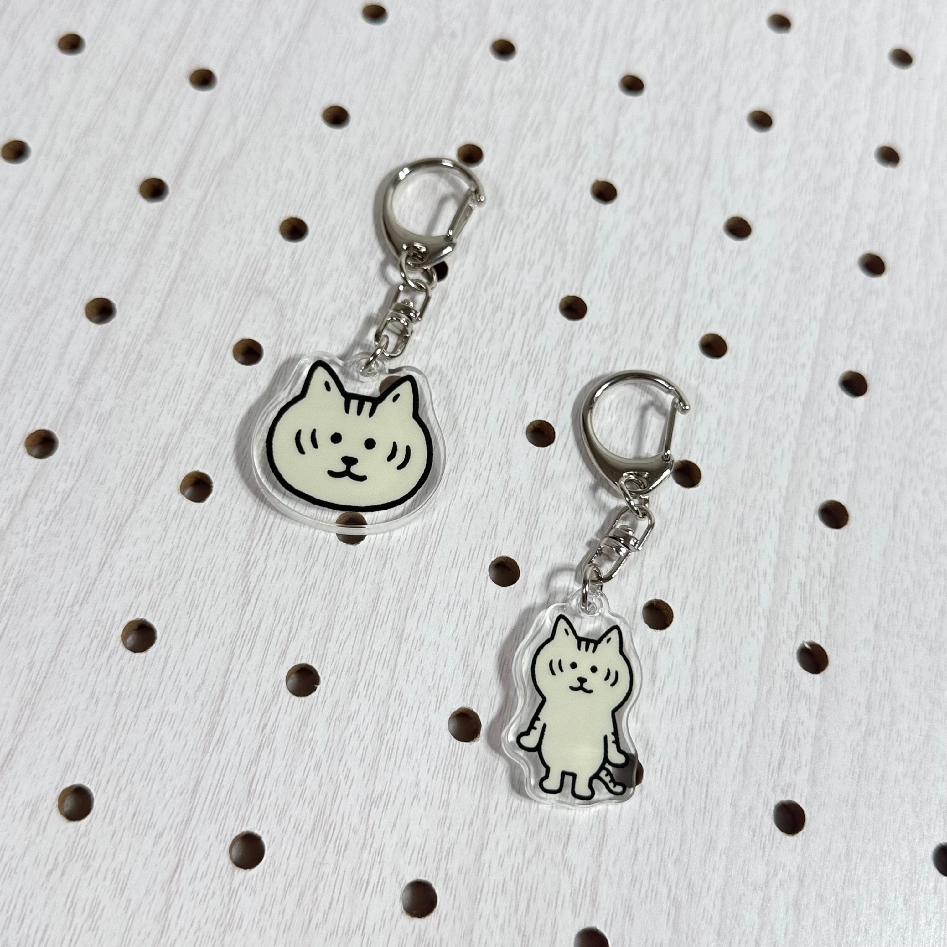 ネコムネandシバ 3Pキーホルダー | TORCH-Online Shop-