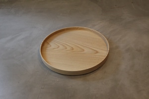 円居という名の木の器　φ240皿　栓