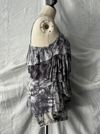 "Honey Drop"ハニードロップ Tie-dye Fril Zip Tops