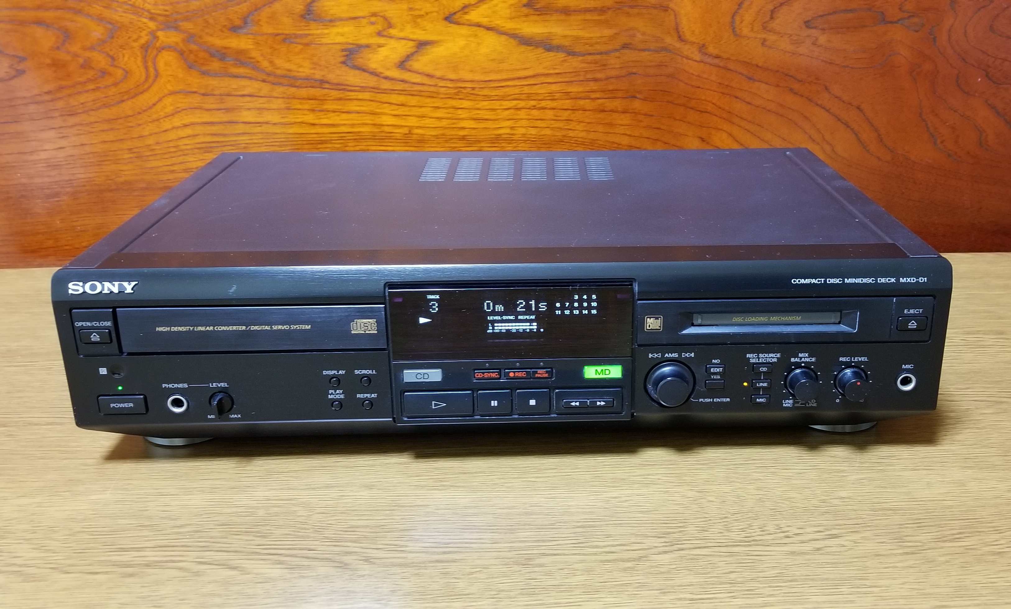 SONY MXD-D1 MD/CDデッキ SONY MXD-D1 CD/MD コンビネーション・デッキ 完動品 動作保証 | MTR
