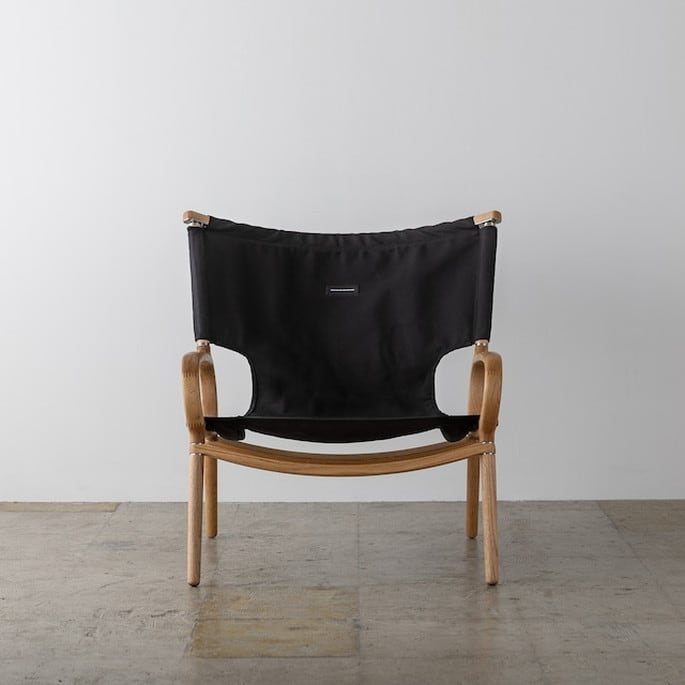 ikiki グランドチェア オーク キャンバス ブラック チェア イキキ IKIKI IKIKIグランドチェア オーク キャンバス ブラック