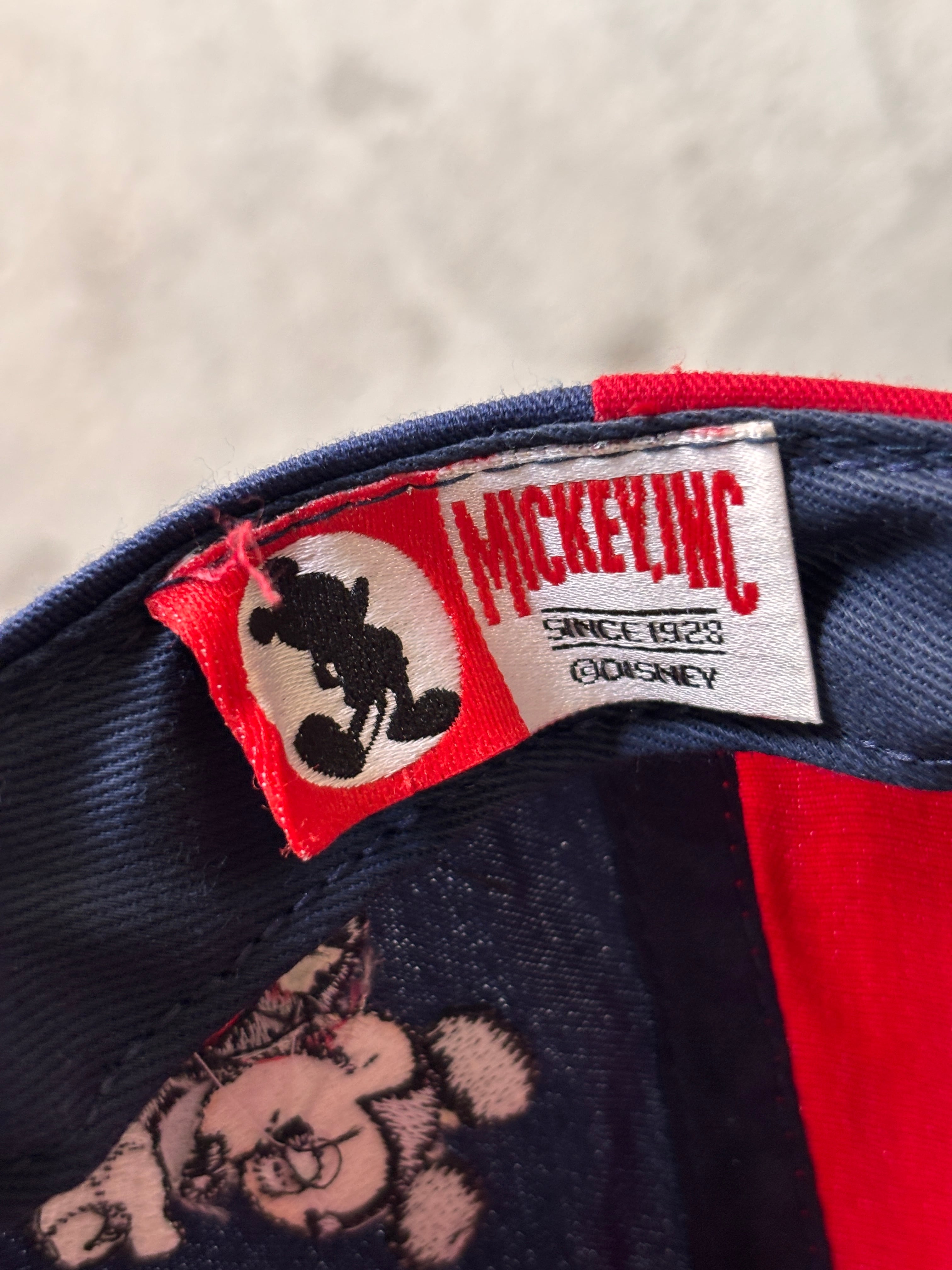 マ*オ様 90s〜 オールド ディズニー ナイトメア スナップバック キャップ 90s Disney/Mickey Mouse Snapback Cap/1996年/USA製/Free/ミッキ