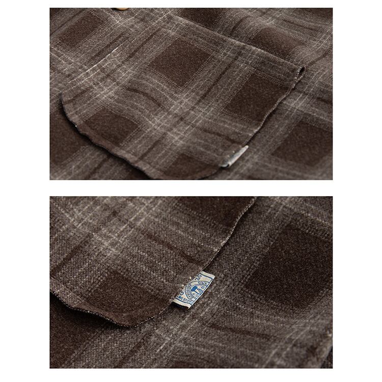 ★THICK BRUSHED CHECK SHIRT　　　32254