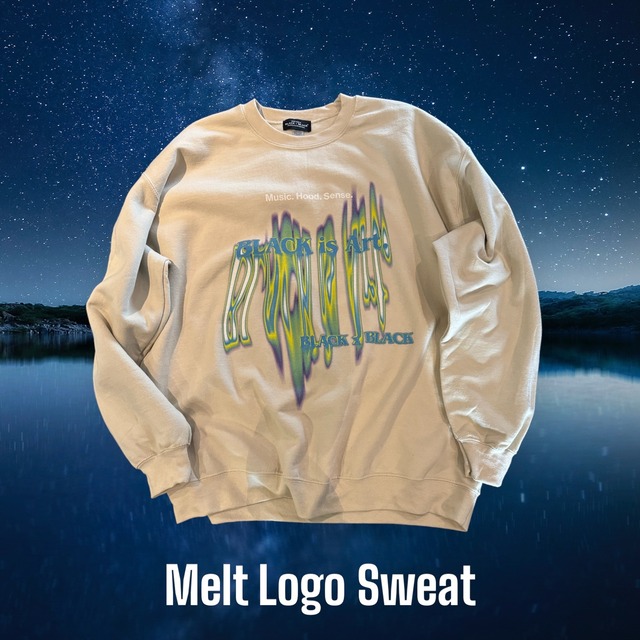 Melt Logo Sweat (Beige)