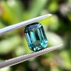 ティールカラートルマリン クッションシェイプ 8.0x5.8x4.8mm, 1.75ct ナミビア産
