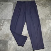 rayon blend 3tuck slacks faded navy