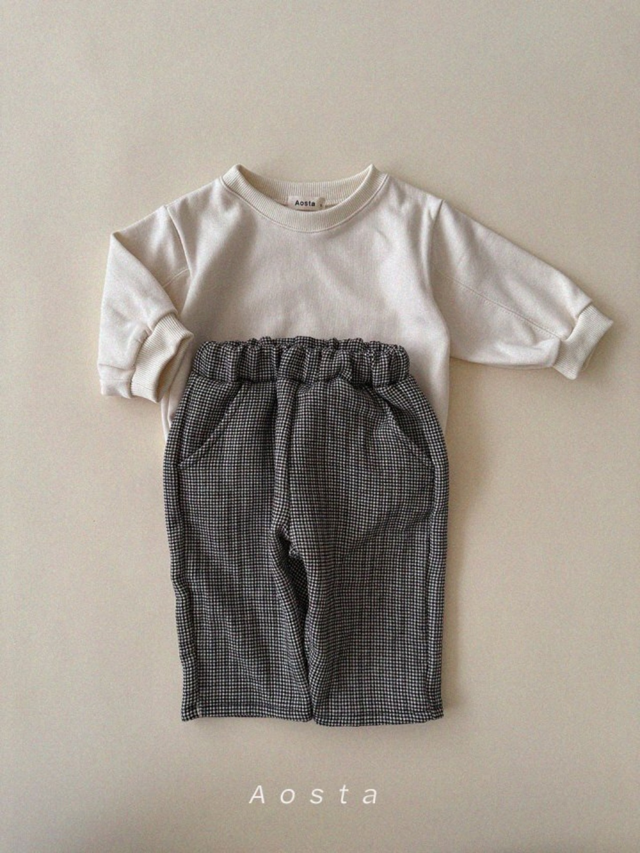 Aosta 26/SS Check Pants