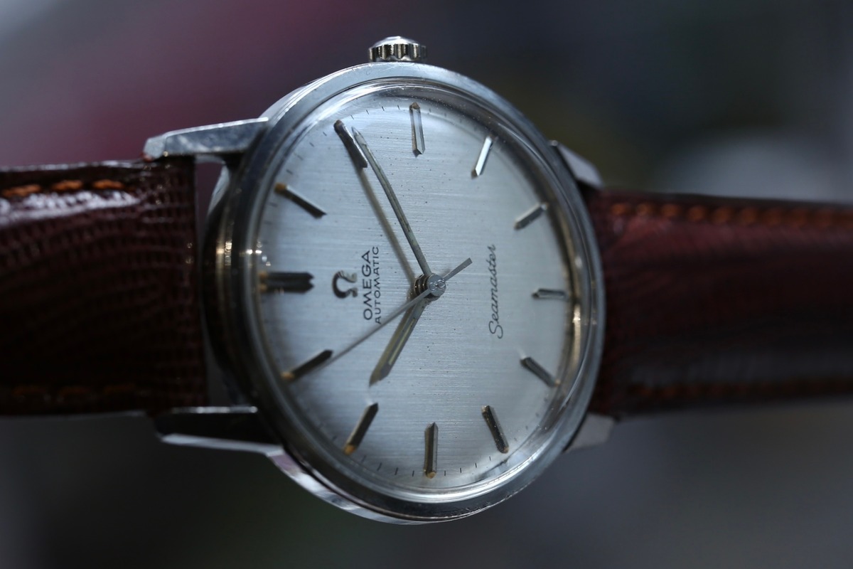 OMEGA】 1965 シーマスターオートマチック ホワイトヘアラインダイヤル 